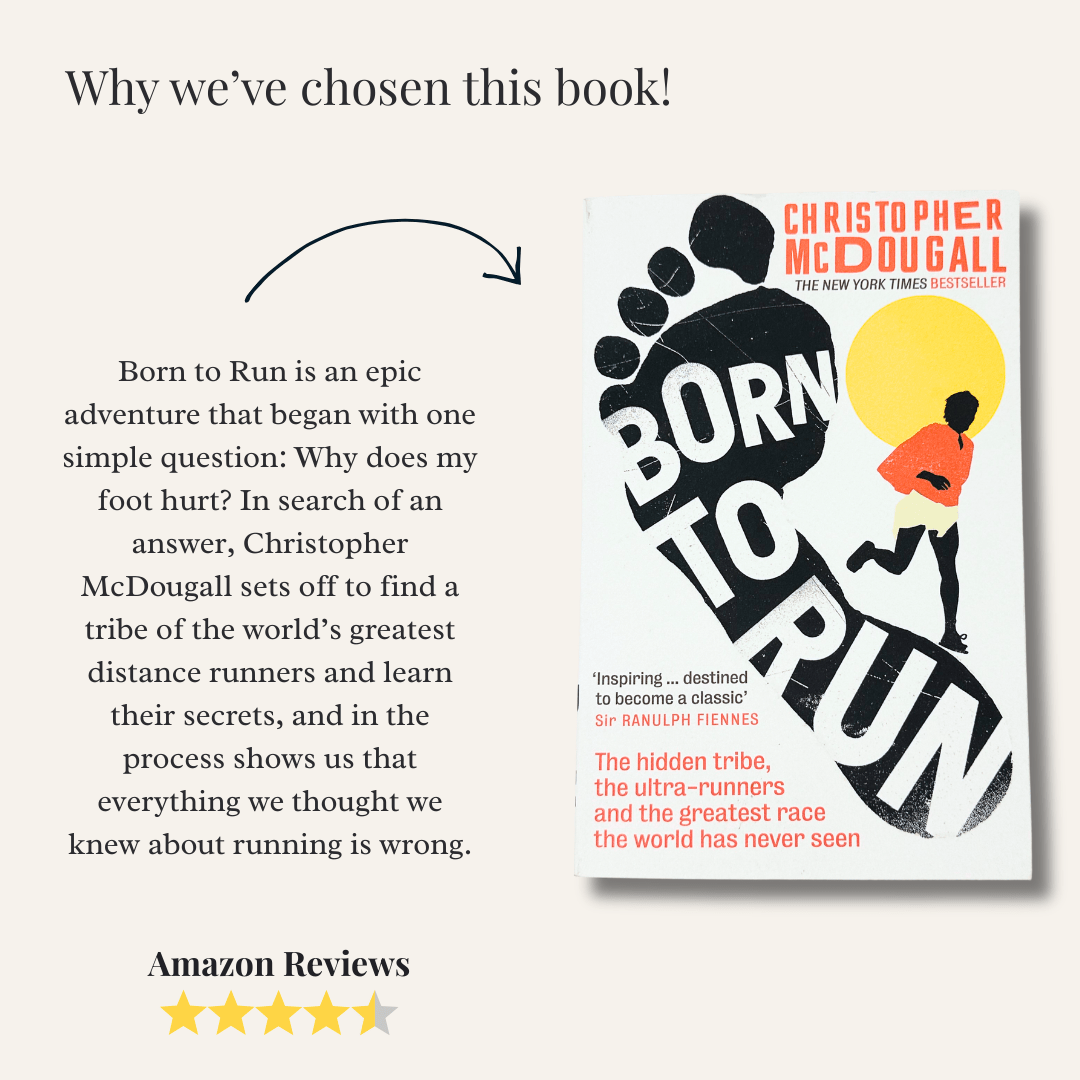 Born To Run by Christopher McDougall - Productive Reading Gift Wrapped Book - EOS BOX