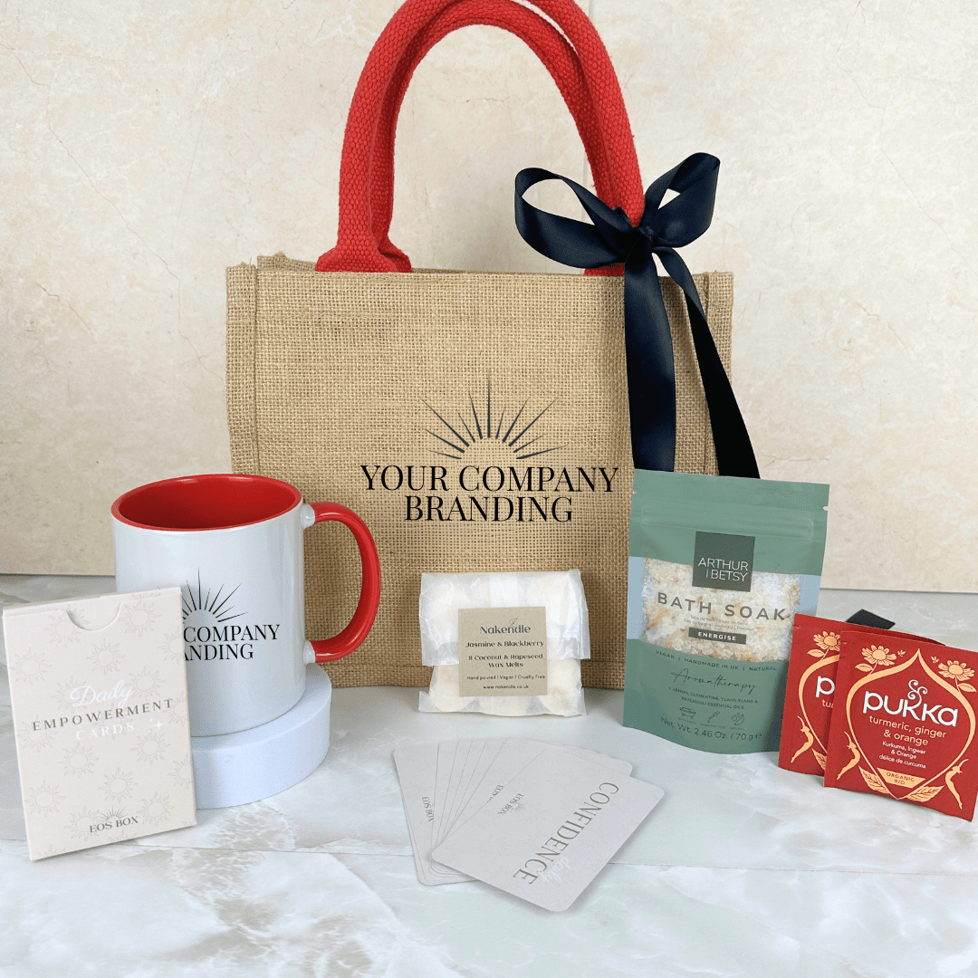 Career Milestone | Add Your Brand Promotion Celebration Jute Bag - EOS BOX