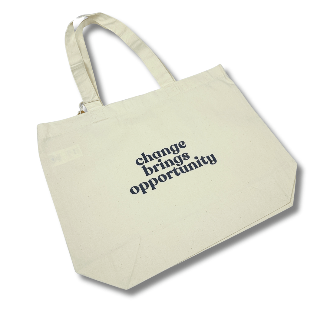 Change Brings Opportunity Organic Tote Bag - EOS BOX