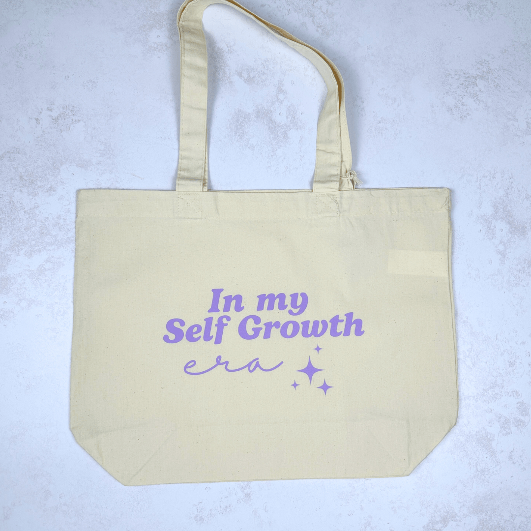 In My Self Growth Era Organic Tote Bag - EOS BOX