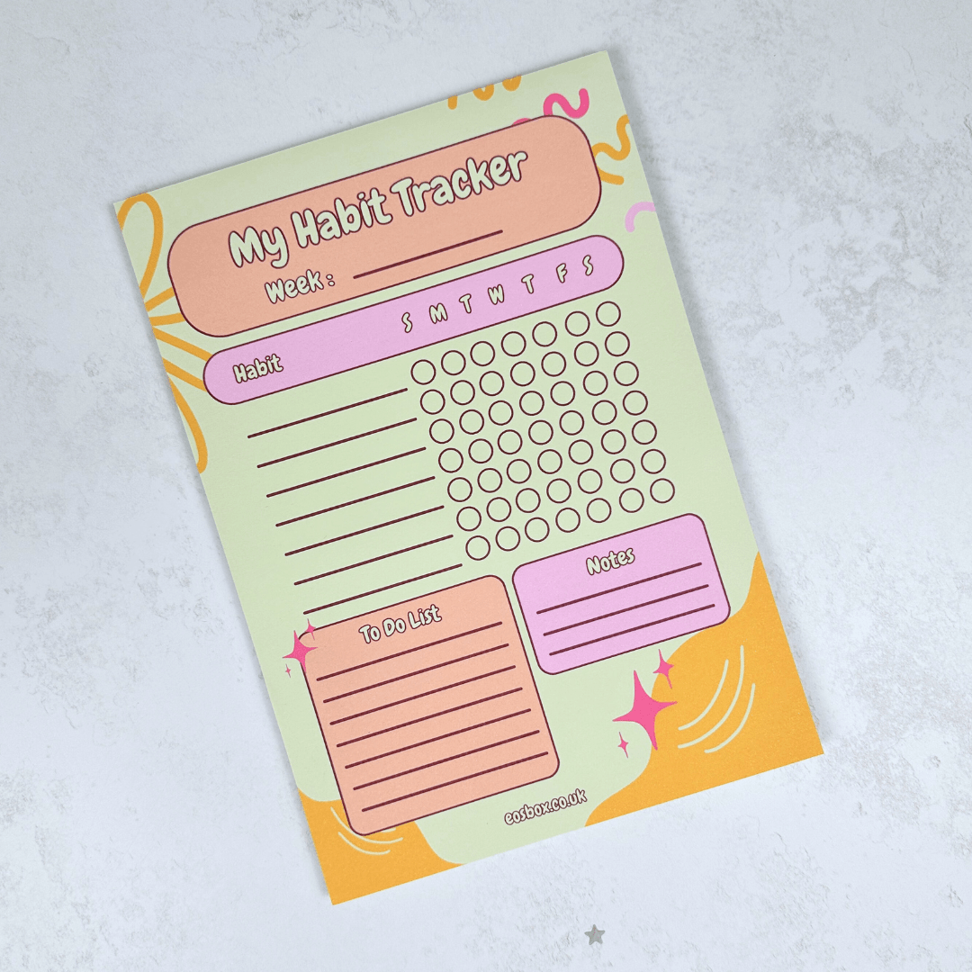 My Habit Tracker Notepad - EOS BOX