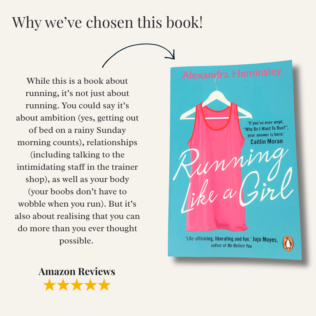 Running Like a Girl by Alexandra Heminsley - Productive Reading Gift Wrapped Book - EOS BOX