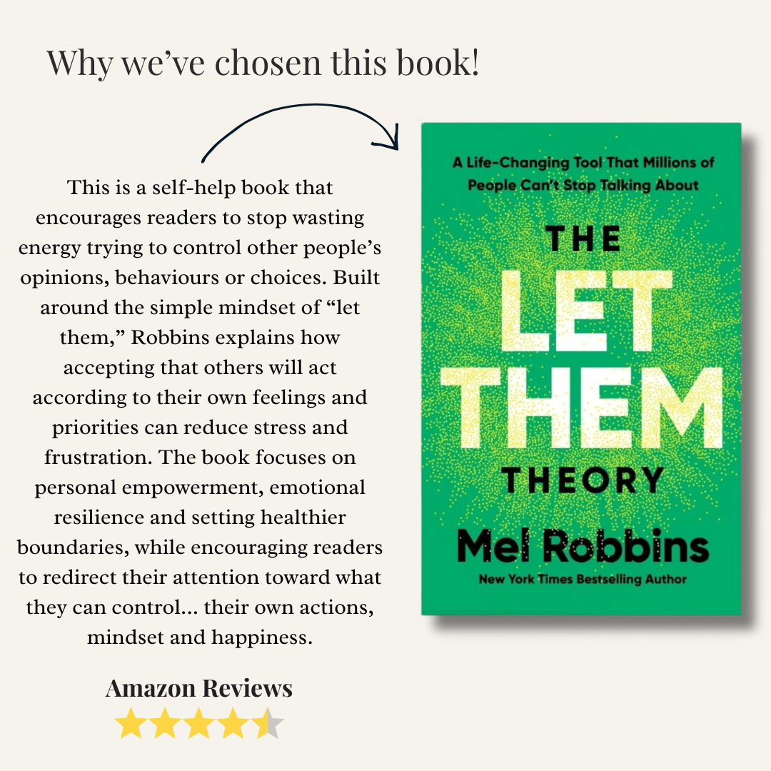 The Let Them Theory by Mel Robbins - Productive Reading Gift Wrapped Book - EOS BOX