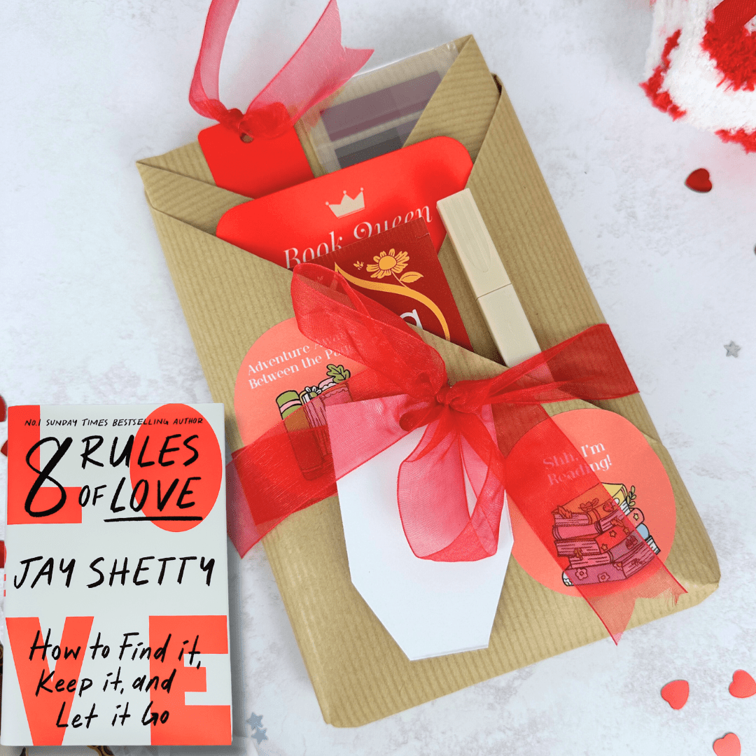 8 Rules of Love by Jay Shetty - Productive Reading Gift Wrapped Book - EOS BOX