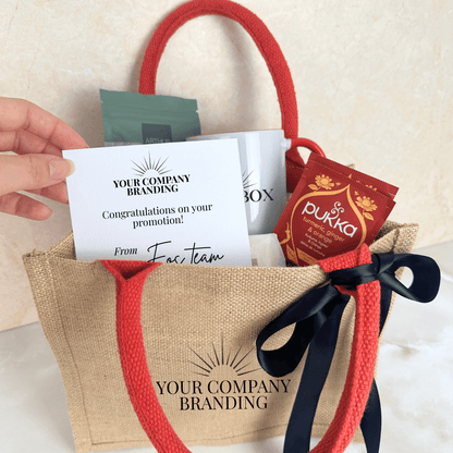 Career Milestone | Add Your Brand Promotion Celebration Jute Bag - EOS BOX