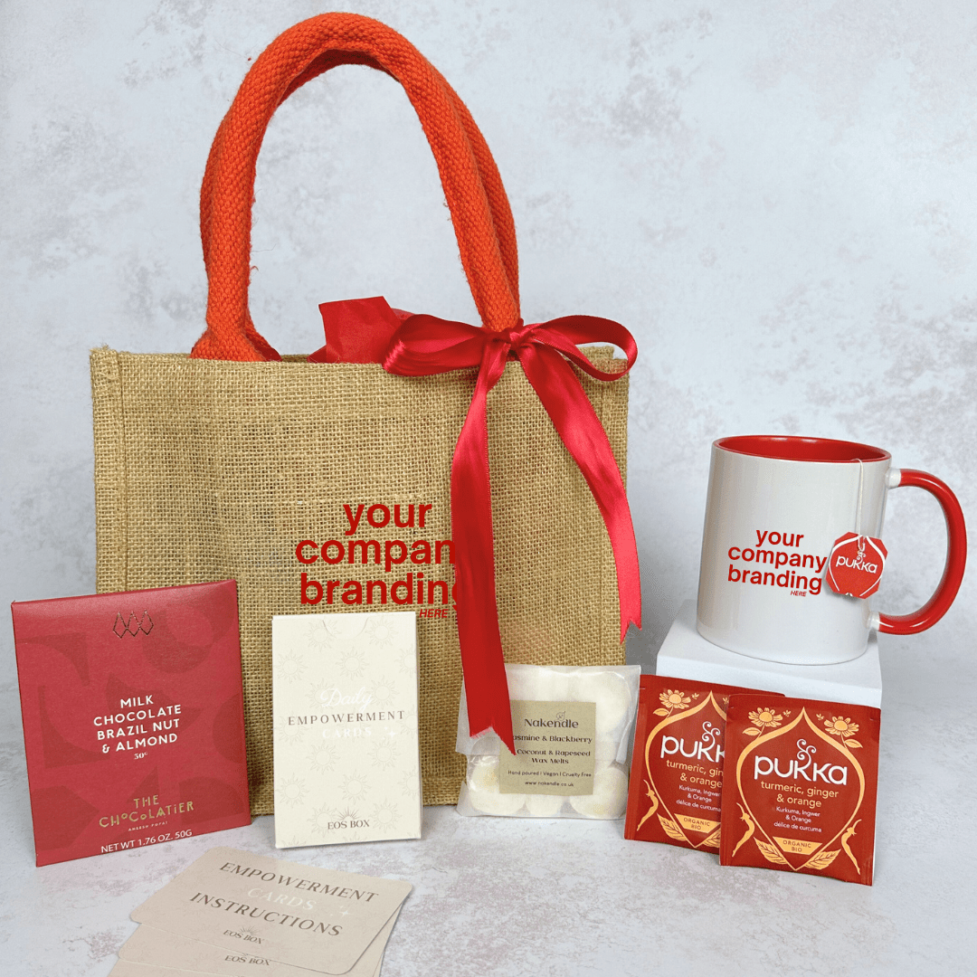 Career Milestone | Add Your Brand Promotion Celebration Jute Bag - EOS BOX