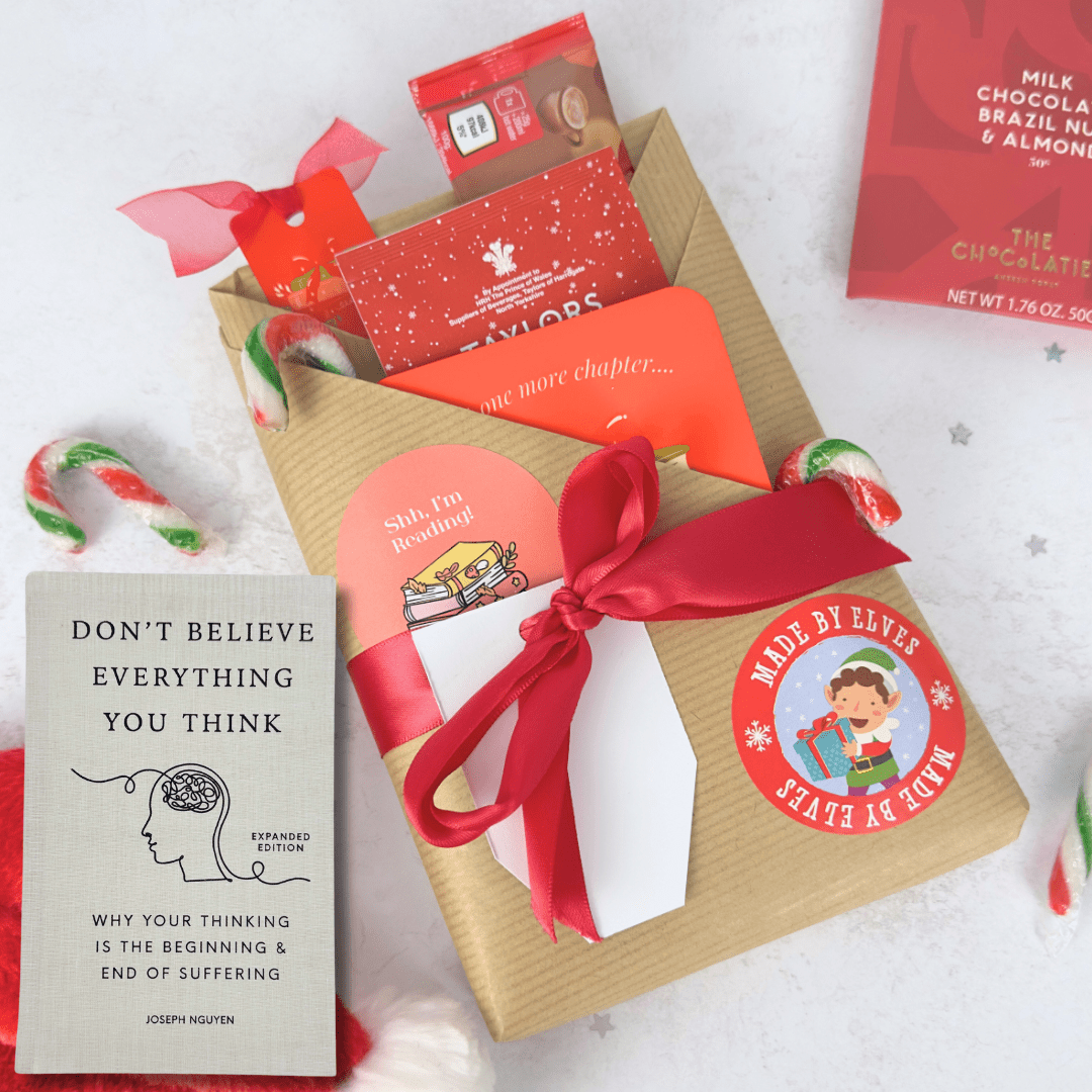 Christmas Self Help Gift Wrapped Book - EOS BOX