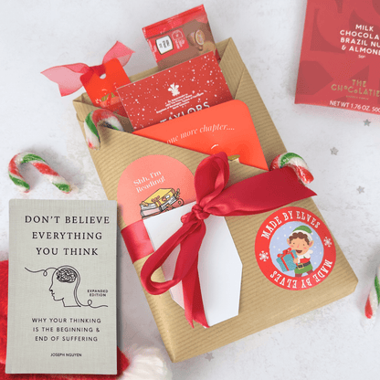 Christmas Self Help Gift Wrapped Book - EOS BOX