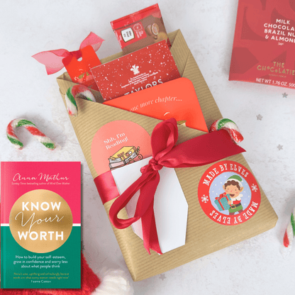 Christmas Self Help Gift Wrapped Book - EOS BOX