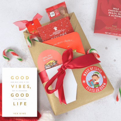 Christmas Self Help Gift Wrapped Book - EOS BOX