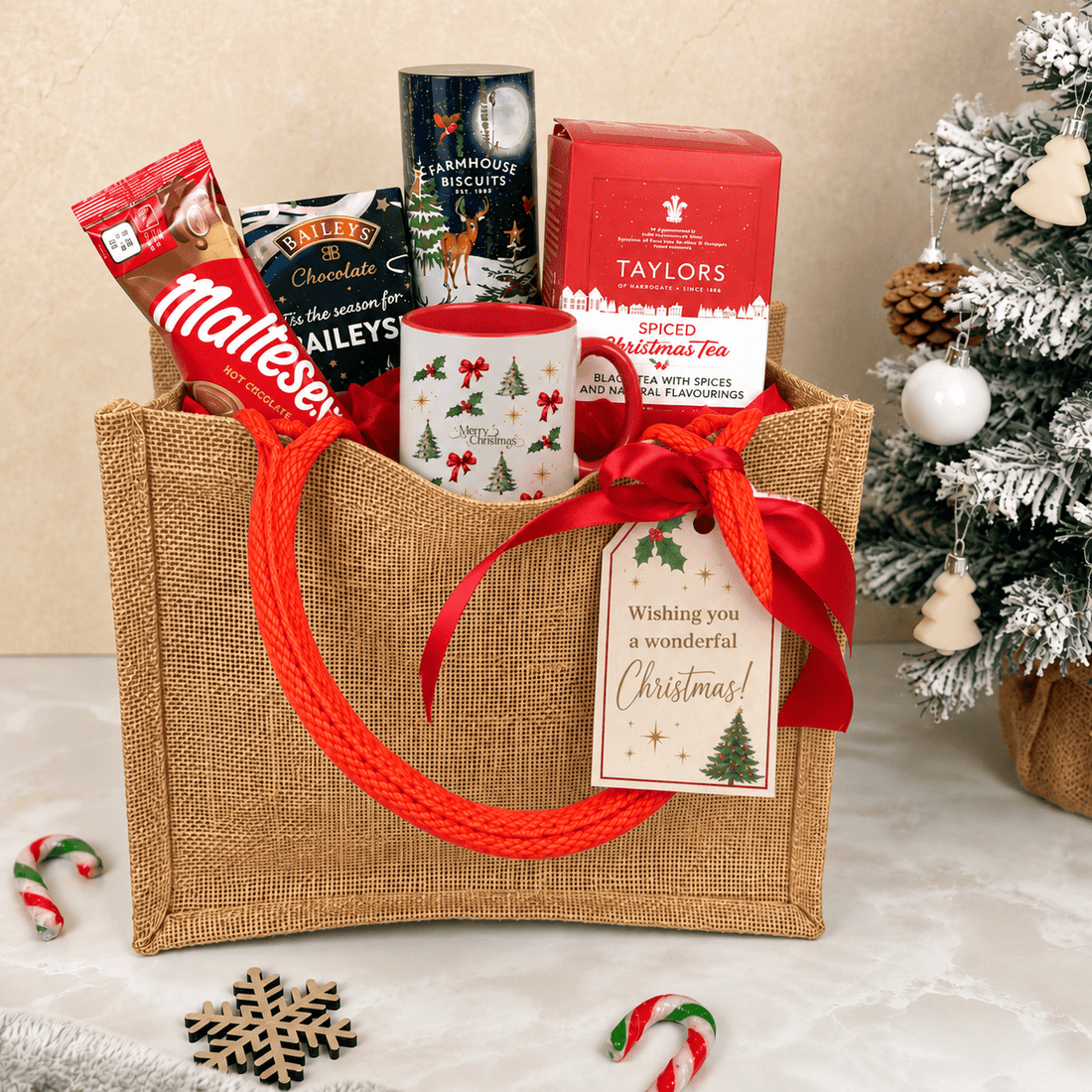 Festive Gift Bag | Christmas Gift for Clients, Employees &amp; Events - EOS BOX