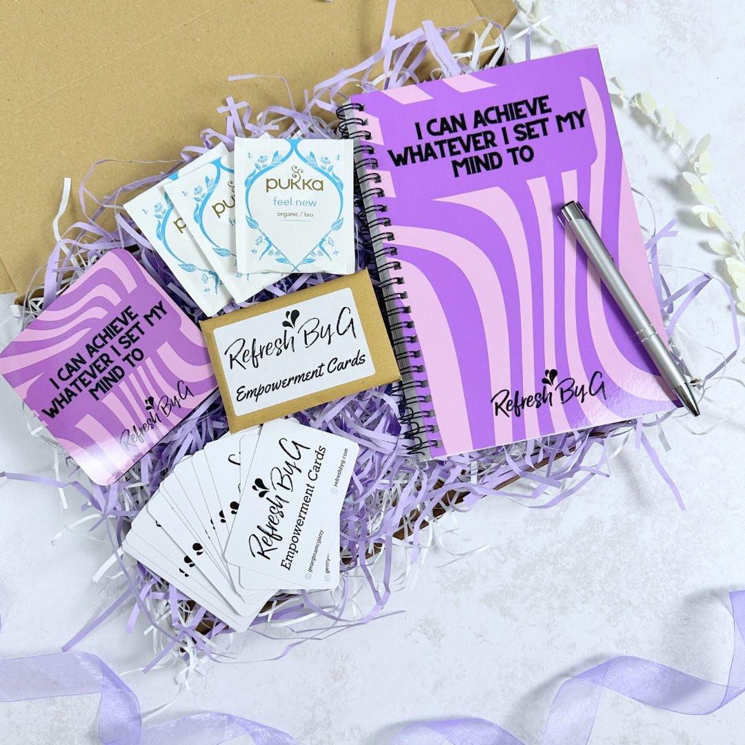 Journal and Affirmation Gift Box - Purple Edition - EOS BOX