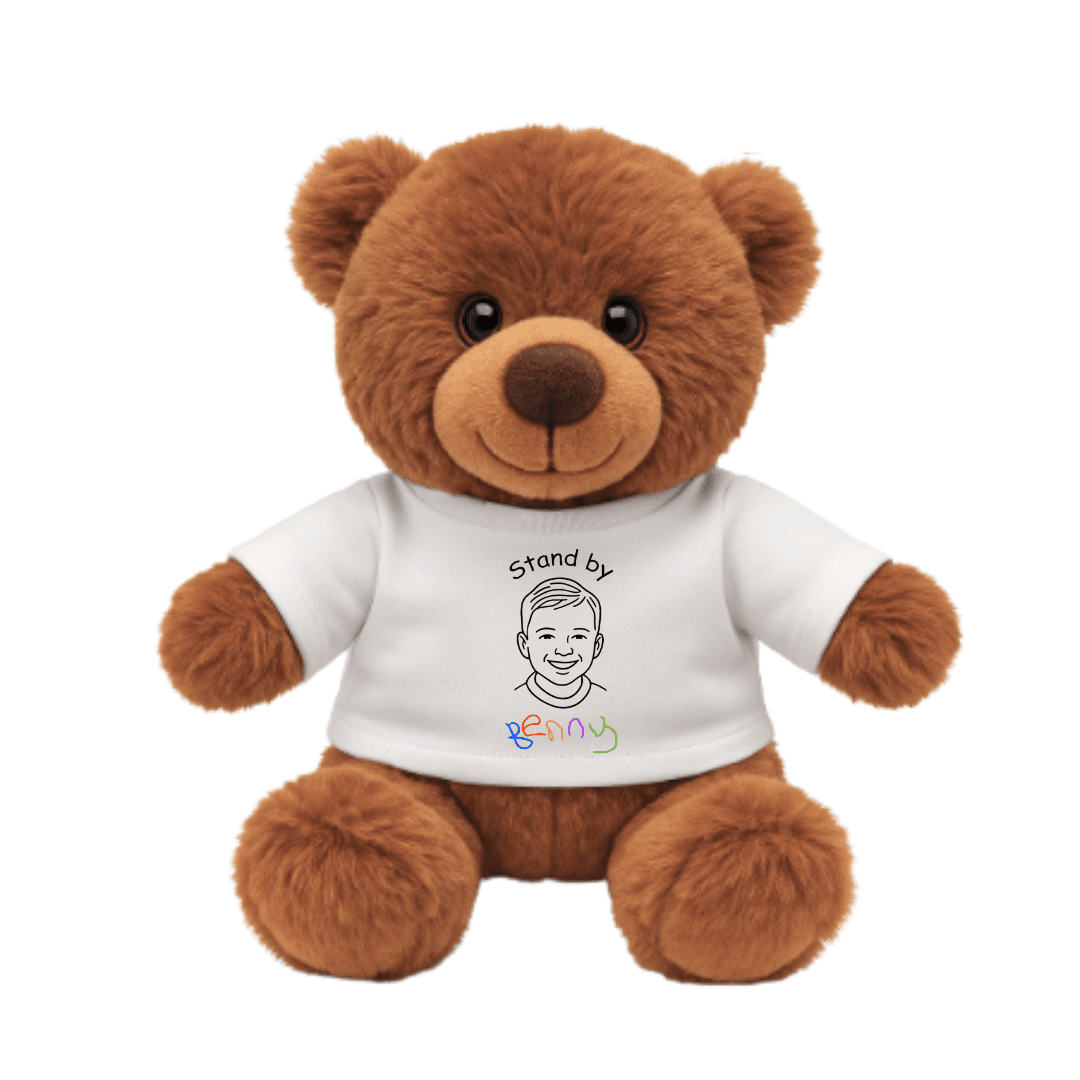 Stand By Benny Teddy Bear - EOS BOX