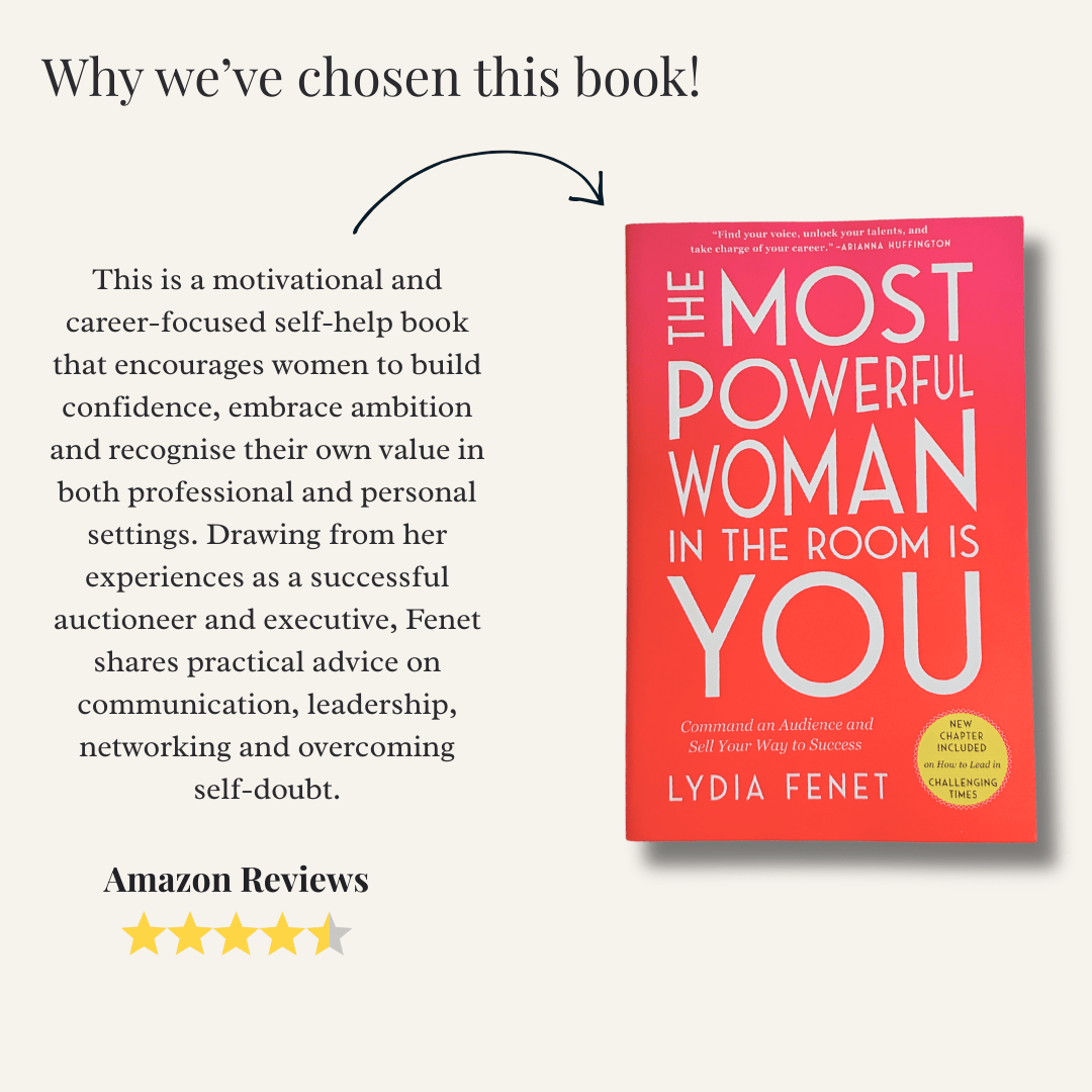 The Most Powerful Woman in the Room by Lydia Fenet - Productive Reading Gift Wrapped Book - EOS BOX