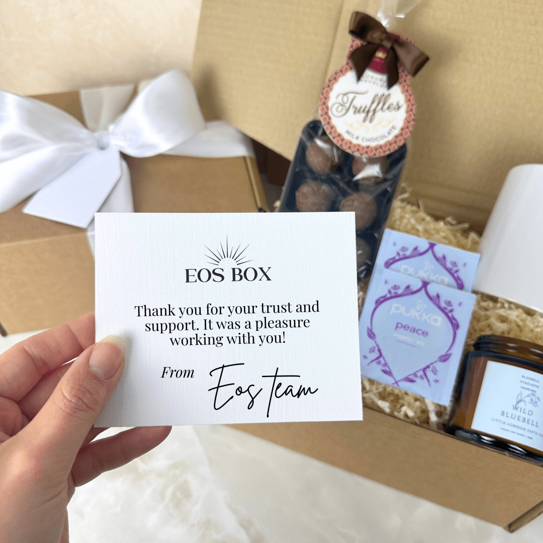 Warmth & Indulgence | Add Your Brand Thank You Client Box - EOS BOX