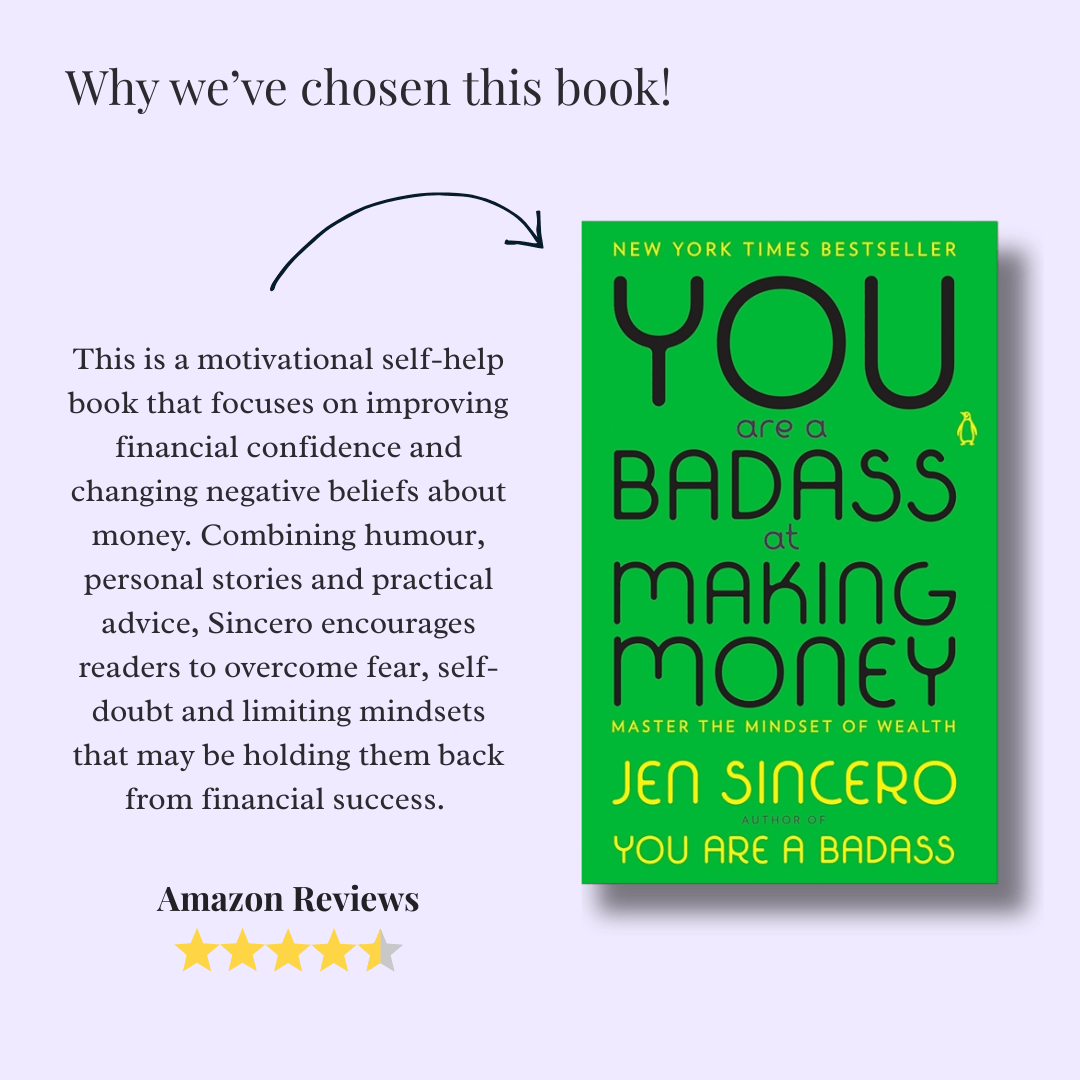 You Are A Badass at Making Money by Jen Sincero - Productive Reading Gift Wrapped Book - EOS BOX